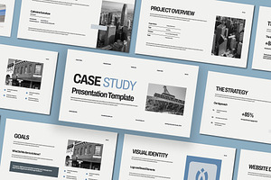 Case Study Presentation Template, a Presentation Template by Mighty-Slide