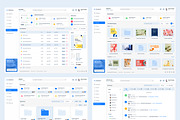 Cloud Storage Management Dashboard, an UI Kit Template by peterdraw (Thumbnail 6 of 7)