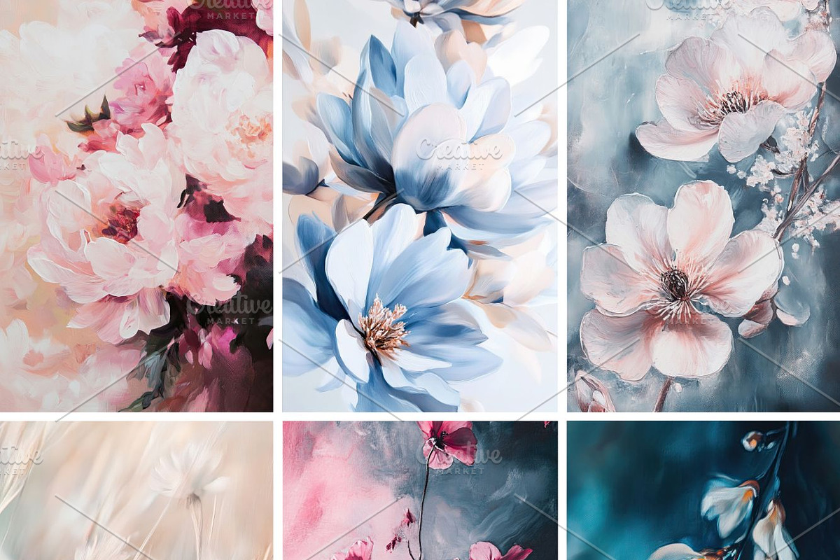 Aesthetic floral textures, a Decorative Illustration by pictures for you (Photo 10 of 46)