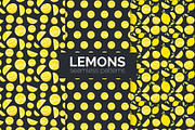 Lemons Seamless Patterns, a Pattern Graphic by 3Y_Design (Thumbnail 1 of 6)
