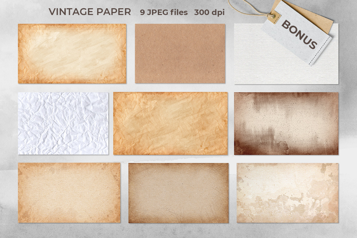 Vintage map Element Set, a Texture Illustration by LeiaSW (Photo 6 of 6)
