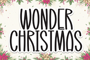 Wonder Christmas | Script Font, a Script Font by Scratchones (Thumbnail 1 of 8)