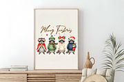 Merry Trashmas Raccoon Christmas PNG, an Illustration by SinaCreation (Thumbnail 6 of 7)