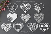 Romantic Hearts Collection - Vector, an Object Graphic by Tommy & Tilly Design (Thumbnail 3 of 8)
