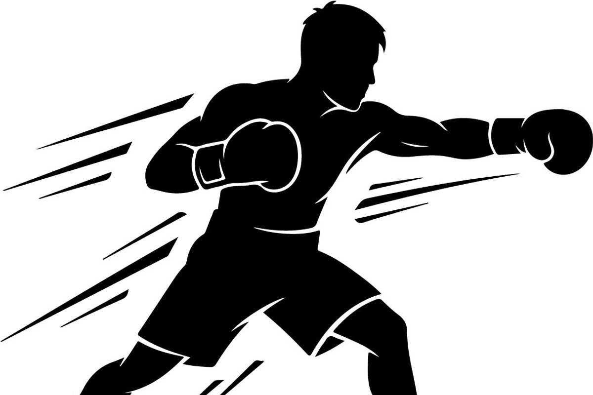 Boxing Fighter Silhouette Bundle, an Illustration by Designs_River (Photo 29 of 31)