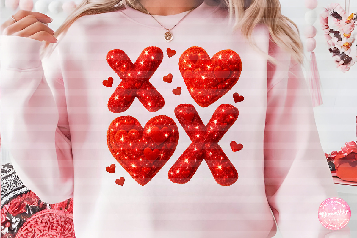 Coquette XOXO Valentine Design, Png, an Illustration by CreationArt (Photo 2 of 6)