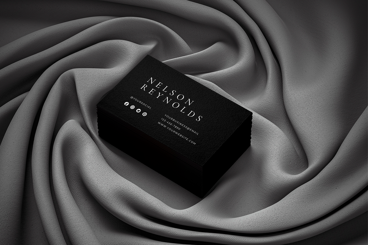 Minimalist Business Card Template, a Business Card Template by INRASSION (Photo 4 of 6)