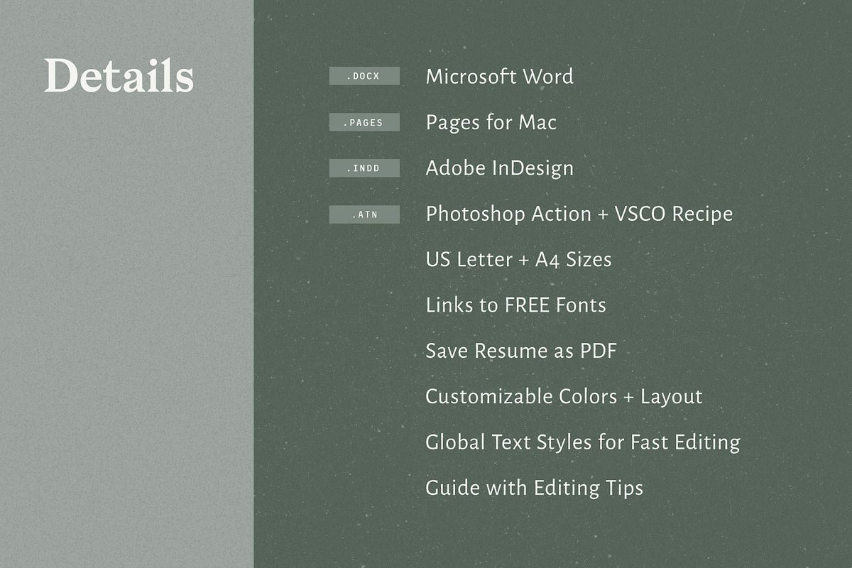 Resume with Picture / CV with Photo, a Resume Template by More Profesh (Photo 7 of 8)