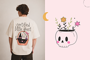 Pastel Spooky Halloween Clipart, an Object Illustration by Nutalin Art (Thumbnail 9 of 14)