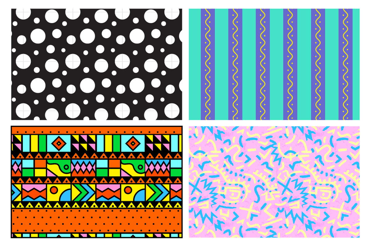 90's Fever - 24 Patterns!, a Pattern Graphic by fontalicious (Photo 2 of 9)
