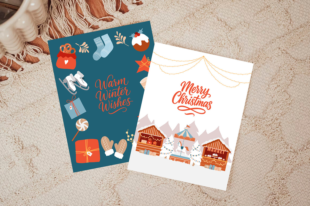 Christmas Market Scene Creator, a Seasonal Illustration by VerAna (Photo 17 of 20)