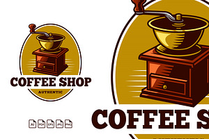 Coffee Shop Vintage Logo