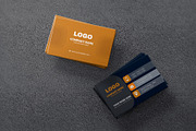 Orange Corporate Business Card, a Business Card Template by Vitoria's Collection (Thumbnail 3 of 3)
