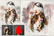 Quick Aquarelle Photoshop Action, an Action Add-On by GorynArt (Thumbnail 16 of 18)