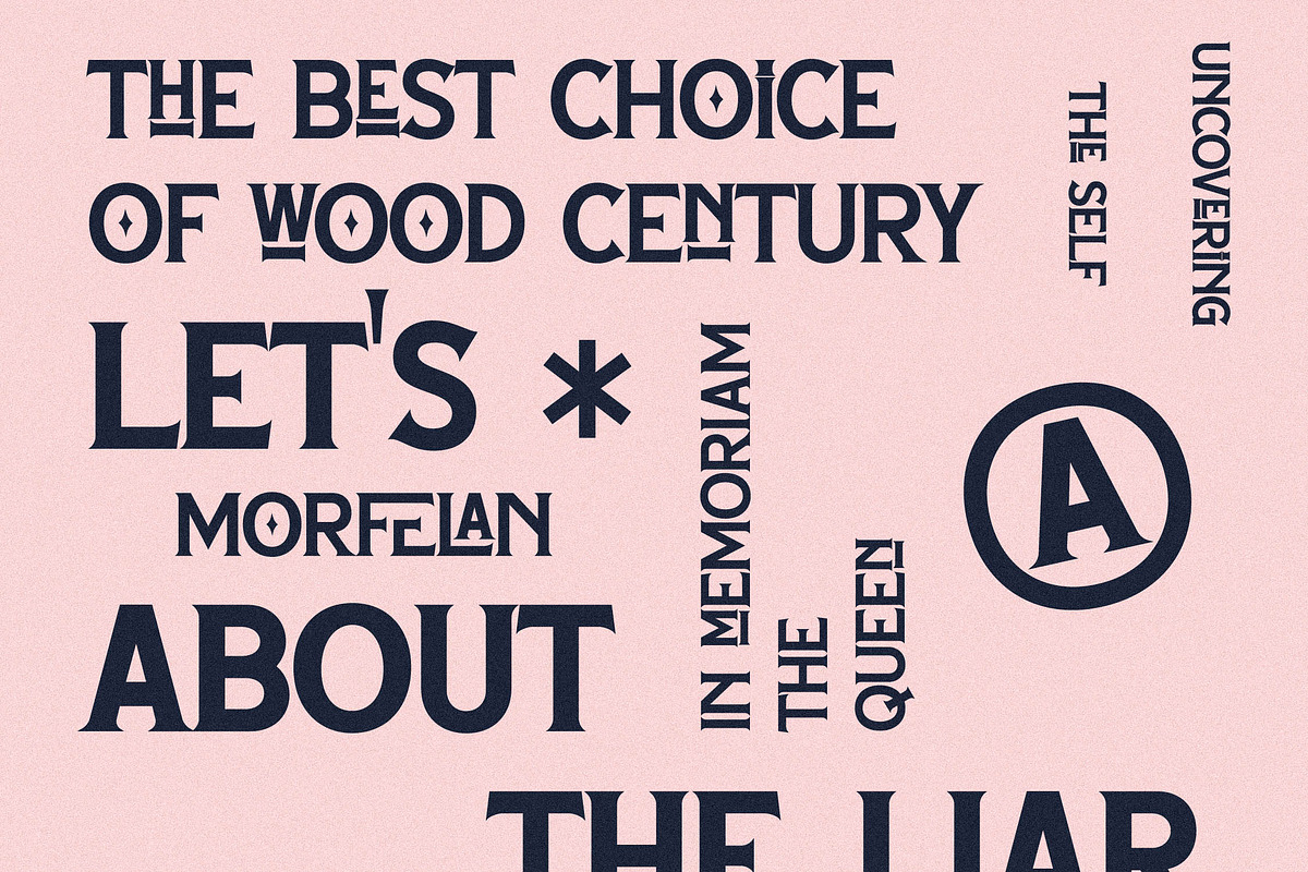 Morfelan A Display Typeface Font, a Serif Font by Storytype Studio (Photo 11 of 15)