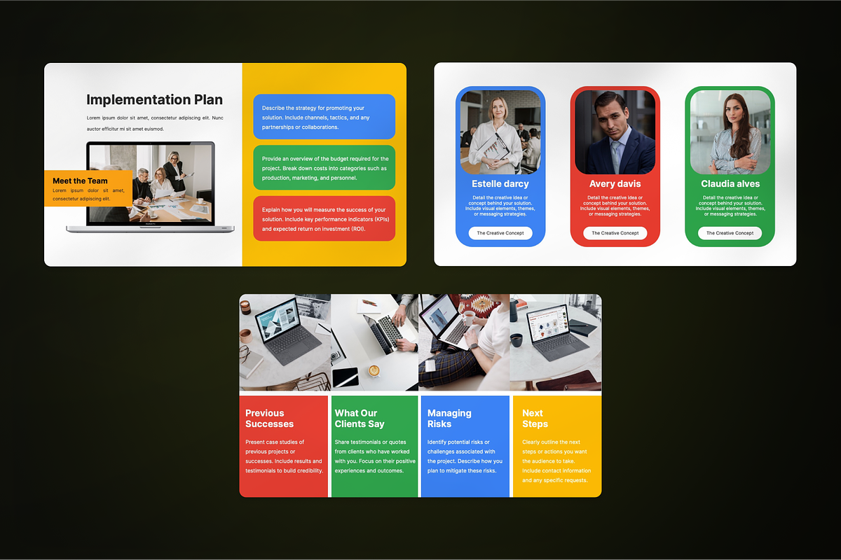 Creative Pitc Deck Google Slide, a Presentation Template by SquidPixey (Photo 5 of 7)