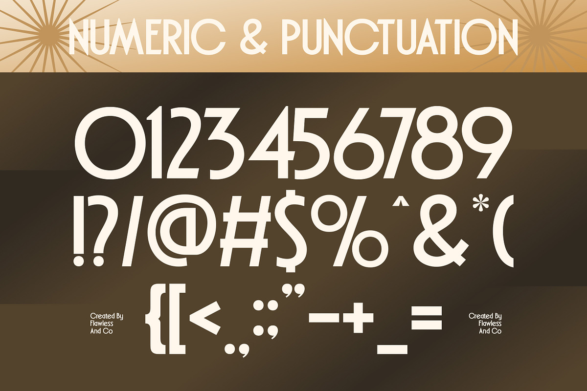 Laritza - Retro Display Font, a Font by Flawless And Co (Photo 8 of 10)
