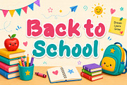 Busy Backpack, a Handwritten Font by Yoga Letter (Thumbnail 2 of 6)