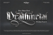 Blacklutter - Blackletter Typeface F, a Blackletter Font by Flawless And Co (Thumbnail 3 of 10)
