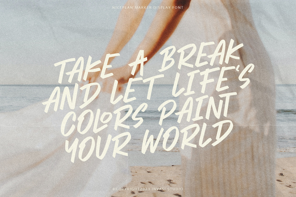 Niceplan - Marker Handwriting, a Handwritten Font by Invasi Studio (Photo 2 of 10)
