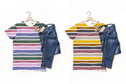 8 hand-drawn stripes stripe patterns, a Pattern Graphic by RevolutionizZed (Thumbnail 3 of 6)