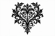Floral Heart Silhouette Set, an Illustration by Gfx_Store (Thumbnail 20 of 21)