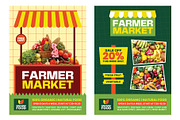 Farmer market flyer template bundle, a Flyer Template by Yunus Ahmad (Thumbnail 3 of 4)