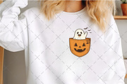 Pocket Ghost Halloween PNG, an Illustration by Craft Nest (Thumbnail 2 of 2)