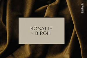 Rosaly Fancy & Elegant Serif