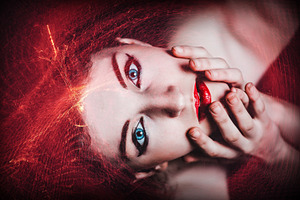 50 Mystical Red Light Photo Overlays