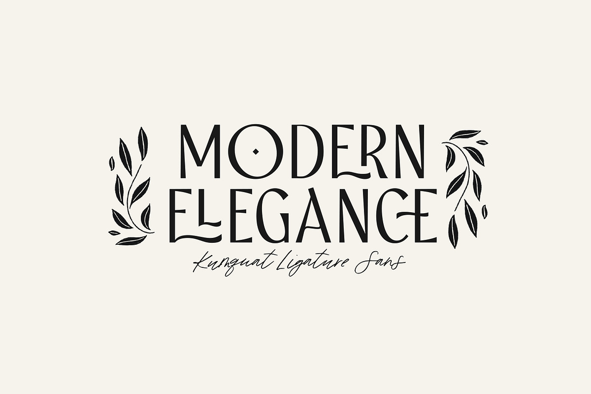 Kumquat Ligature Sans, a Sans Serif Font by Rachel Kick (Photo 6 of 14)