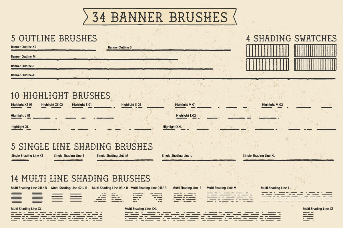 Flat Banner Creator for Illustrator preview 2