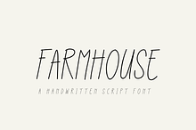 Farmhouse Handwritten Font