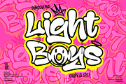 Light Boys, a Handwritten Font by BBtypeStudios (Thumbnail 1 of 7)