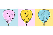 AIR BALLOON, a Pattern Graphic by Tanya Akhmett (Thumbnail 3 of 4)