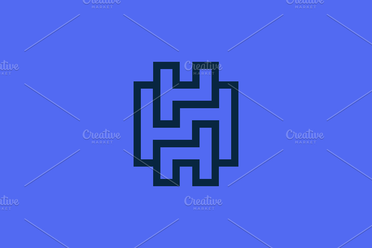 initial letter H or HH modern logo, a Branding & Logo Template by Rasagama Studio