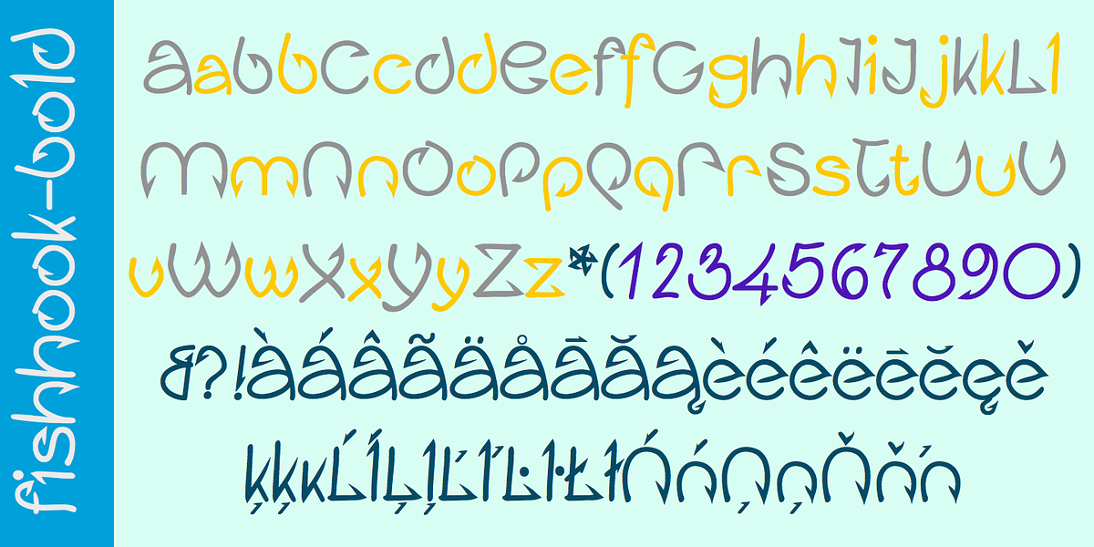 Fishhook, a Font by Ingrimayne Type (Photo 4 of 6)