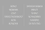 AO Mireille - Display Typeface, a Font by OwunStudio (Thumbnail 13 of 15)