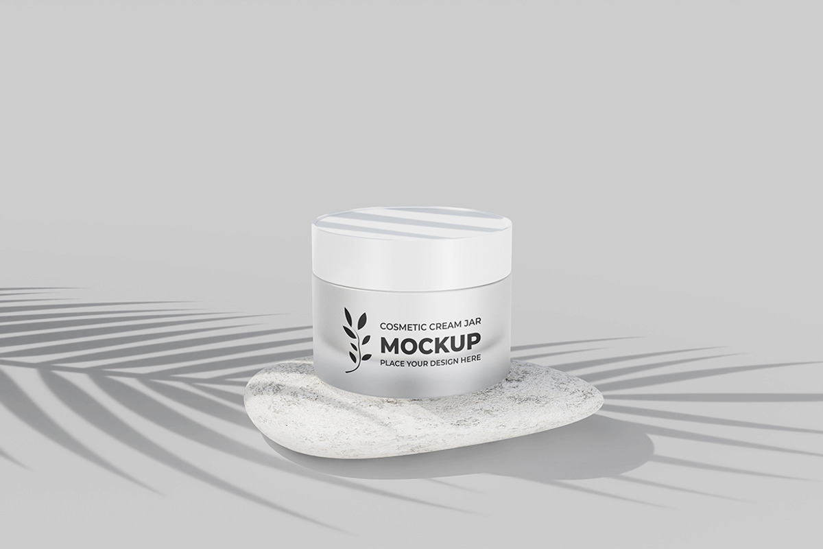 Cosmetic Cream Jar Mockup, a Product Mockup by MrLetters (Photo 3 of 5)