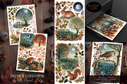 Stonehenge Nature Digital Postcards, an Animal Illustration by The Dutch Lady Designs (Thumbnail 1 of 7)
