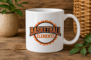 Basketball Elements Flame Sports, an Object Graphic by Artivon (Thumbnail 3 of 3)