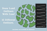 Procreate Fantasy Map Maker Brushes, a Brush Add-On by BrushBoy (Thumbnail 3 of 9)