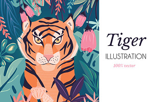 Tiger Vector illustration