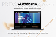 Wix Coaching Website Template, a Wix Template by Primavera Studio Design (Thumbnail 7 of 8)