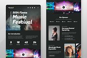 Music Concert Email Newsletter, a Templates & Theme by SquidPixey (Thumbnail 3 of 6)