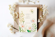 White Flowers watercolor collection, a Decorative Illustration by Volha Studio (Thumbnail 4 of 9)