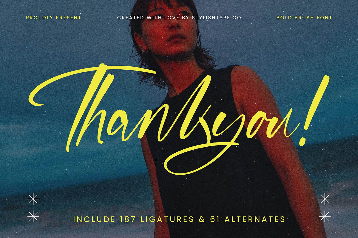 Mentally Positives Bold Brush Font, a Script Font by stylishtype.co (Photo 20 of 20)