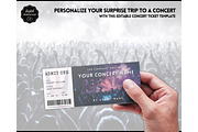 Editable Concert Ticket Template, a Templates & Theme by Templatables (Thumbnail 4 of 7)