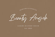 Blestiya Handwritten Script Font, a Handwritten Font by RantautypeStudio (Thumbnail 4 of 17)