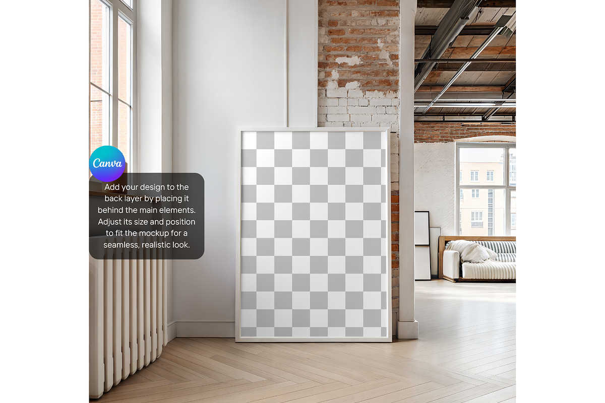 Industrial Loft Frame Mockup, a Product Mockup by MockupWizard (Photo 3 of 5)